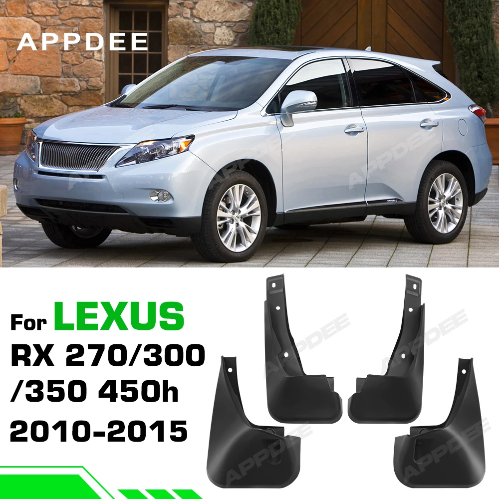 

For LEXUS RX RX270 RX300 RX350 RX450H 2010 2011 2012 2013 2014 2015 Fender Mudguard Mud Flaps Guard Splash Flap Mudguards