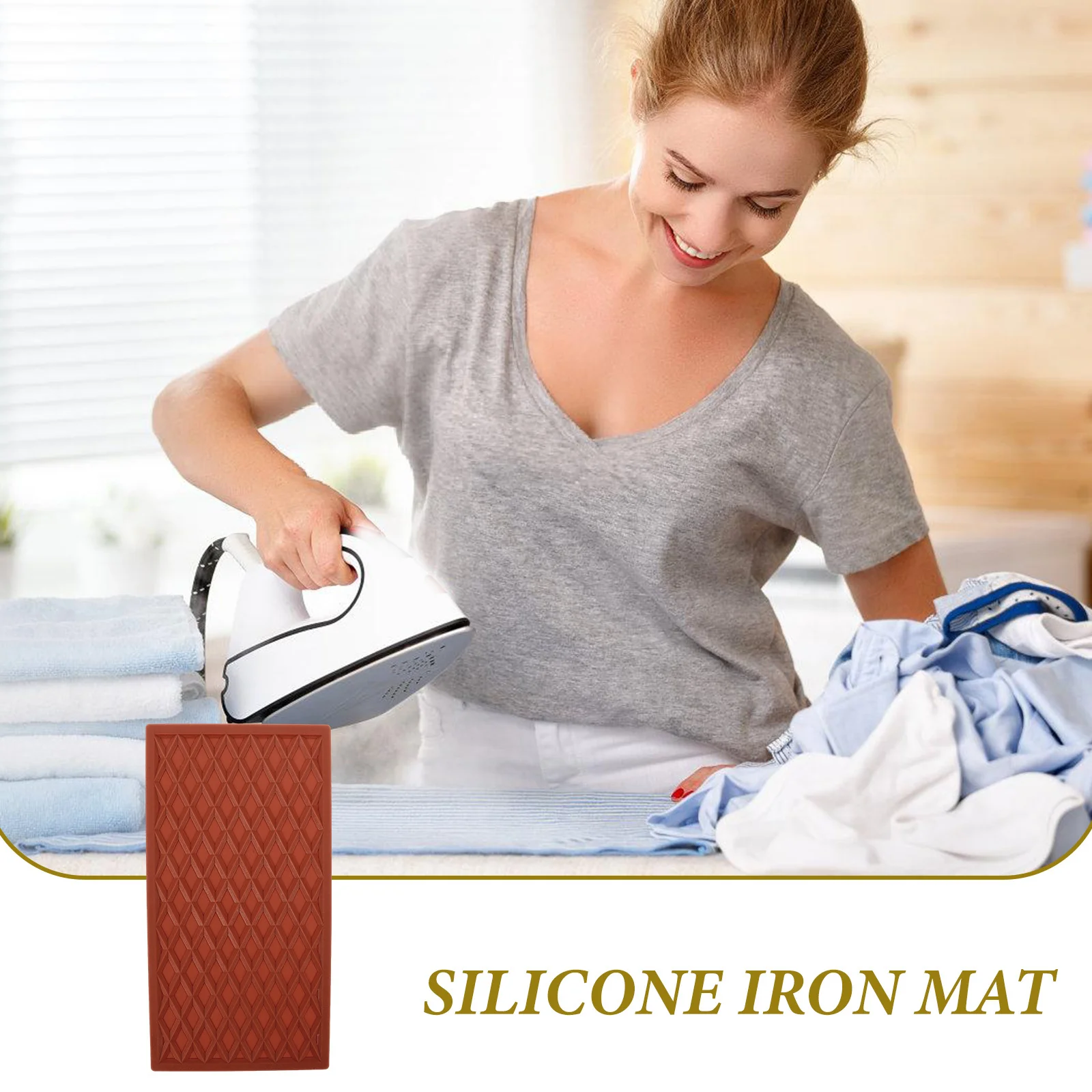 

Термостойкий силиконовый коврик для глажки, толстый изоляционный чехол для глажки, бытовой огнестойкий стол, утюг, коврик для отдыха для домашнего использования