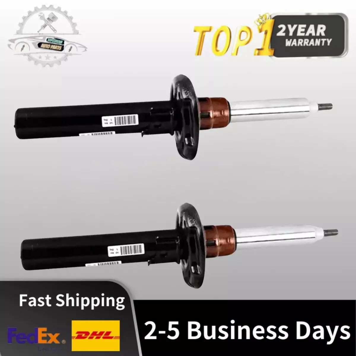 

2x Front Shock Absorber Struts w/Magnetic Fit Audi TT TTS TTRS Quattro 2016-2022 8S0413029, 8S0413029F