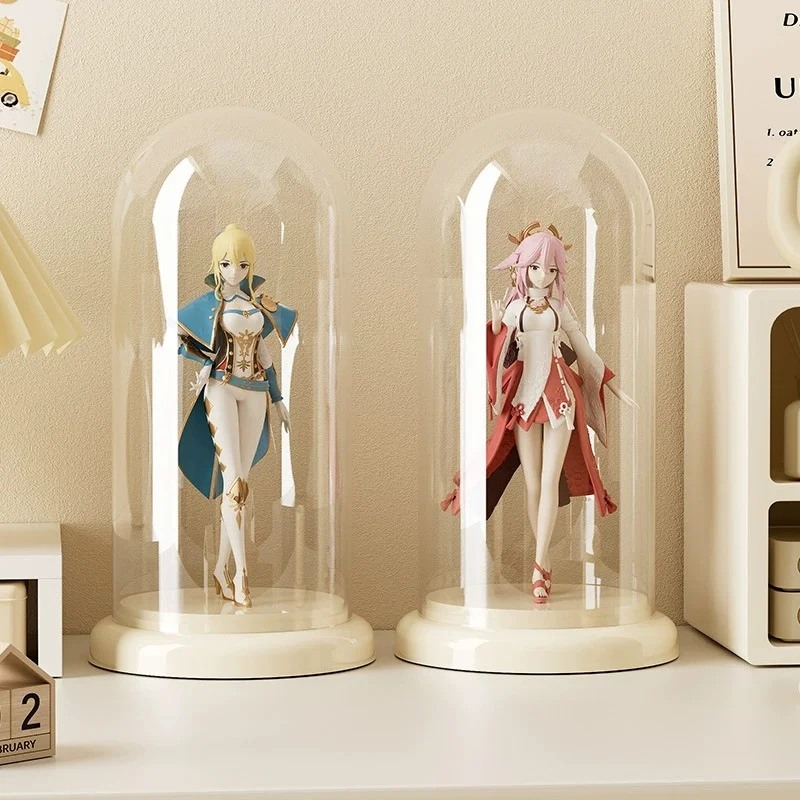 Doll Storage Bucket Transparent Dust-proof Household Desktop Lego Figurine Model Ornament Figurine Storage Box New Arrival