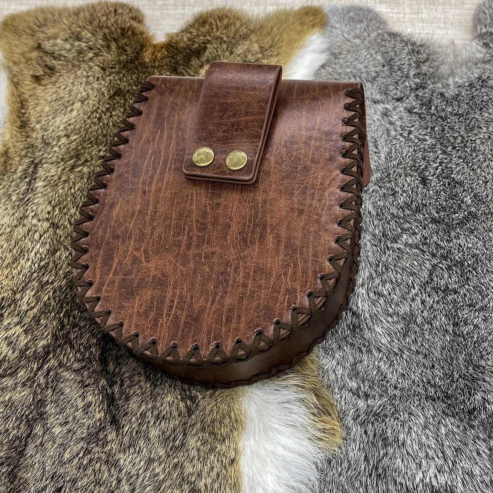 Renaissance Tasche Nordic Geprägte Gürteltasche Renaissance Kostüm Zubehör LARP Taille Tasche Cosplay Geldbörse Retro Mittelalter – Detail 6