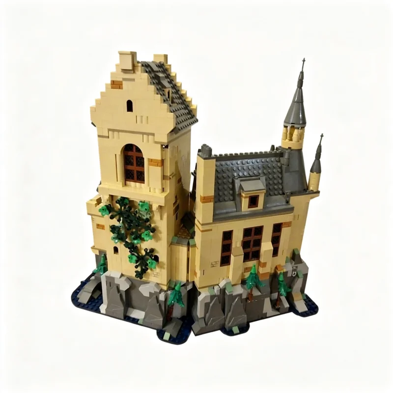 2713pcs MOC Greyhaven Noble Manor Harry Model Building Blocks Toy Architecture Christmas Gifts Idea Assemble Craft Creative
