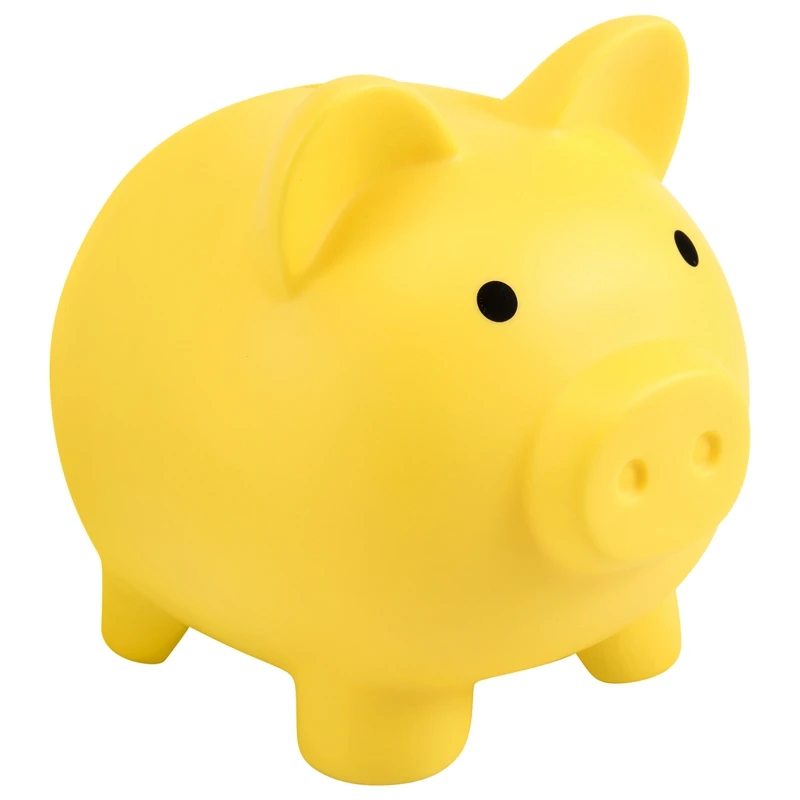 Large Piggy Bank, Unbreakable Plastic Money Bank, Coin Bank For Girls And Boys, Practical Gifts For Birthday