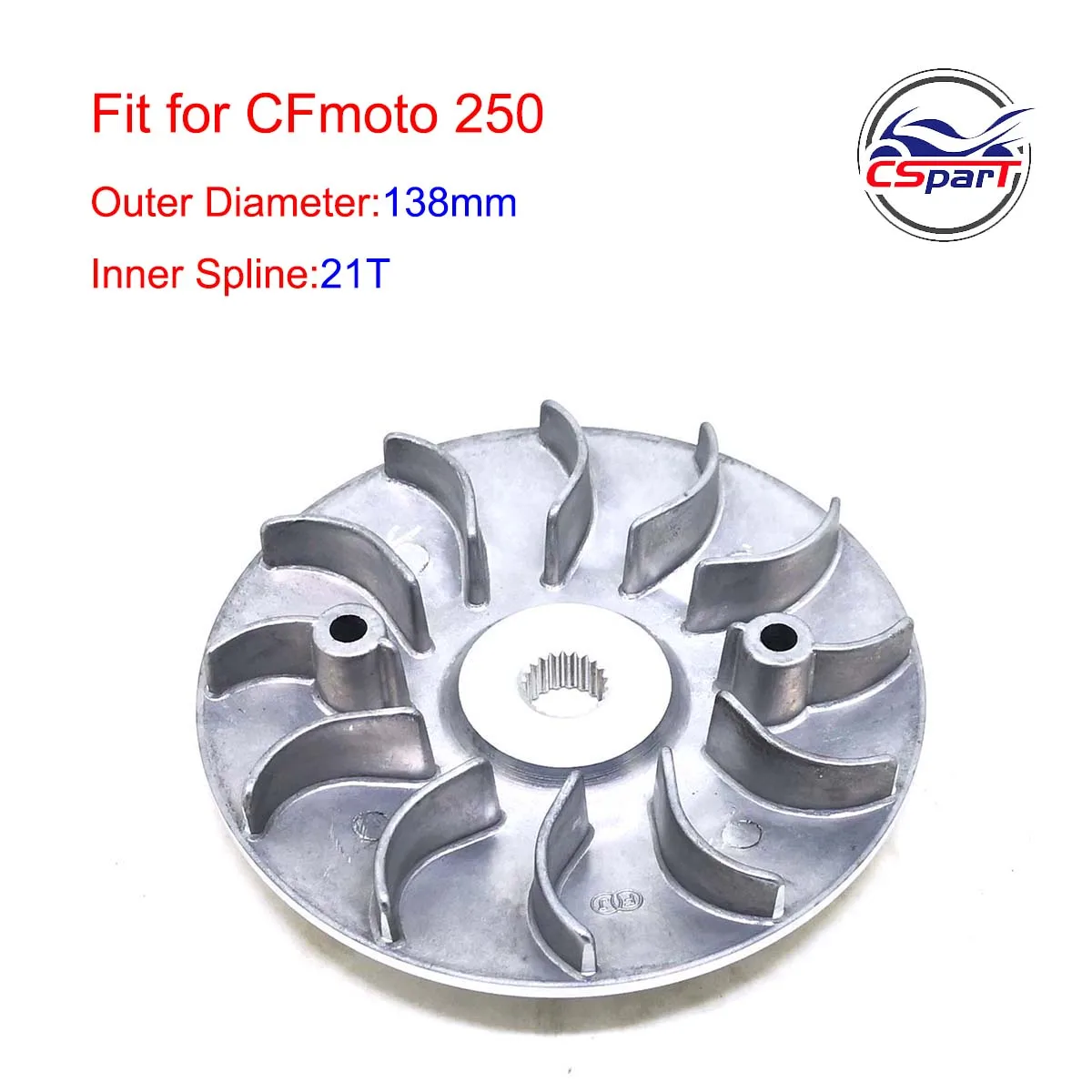 138MM 21T Variator Kit For CFMOTO Water cooled CF250 Engine ATV with Roller Drive Pulley Scooter Moped CFmoto 250CC  V3 V5