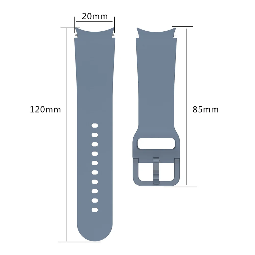 BEHUA 20mm Armband für Samsung Watch 4 40mm/44mm Uhrenarmband für Galaxy 5 40mm 44mm Smartwatch-Band Correa Armband Gürtel Zubehör – Detail 5
