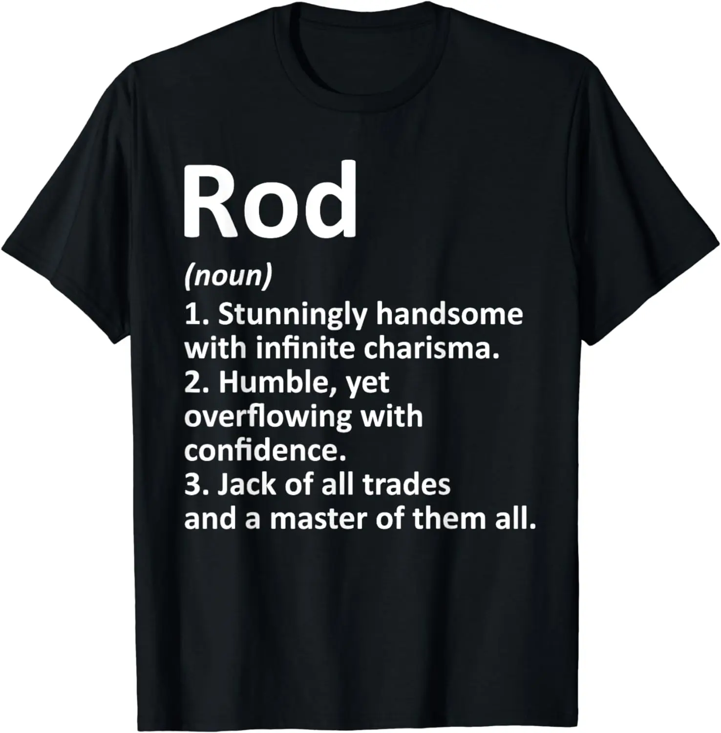 

ROD Definition Personalized Name Funny Birthday Gift Idea T-Shirt