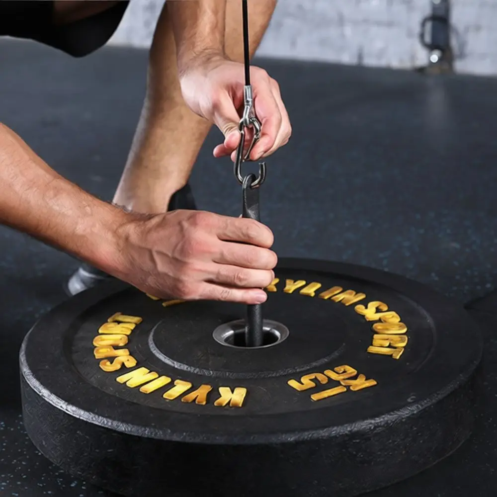 Steel Barbell Plate Holder Loading Pin Fitness Equipment Attachment For Strength Training Muscular Exercise Rack