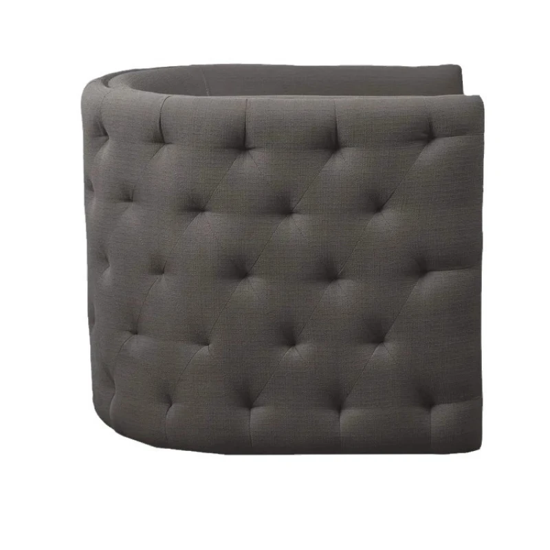 Rotating sofa chair Small apartment living room balcony Simple solid wood single chair