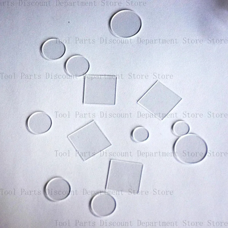 5Pcs JGS3 Infrared Transparent High Temperature Resistant Quartz Plate Optical Sight Glass