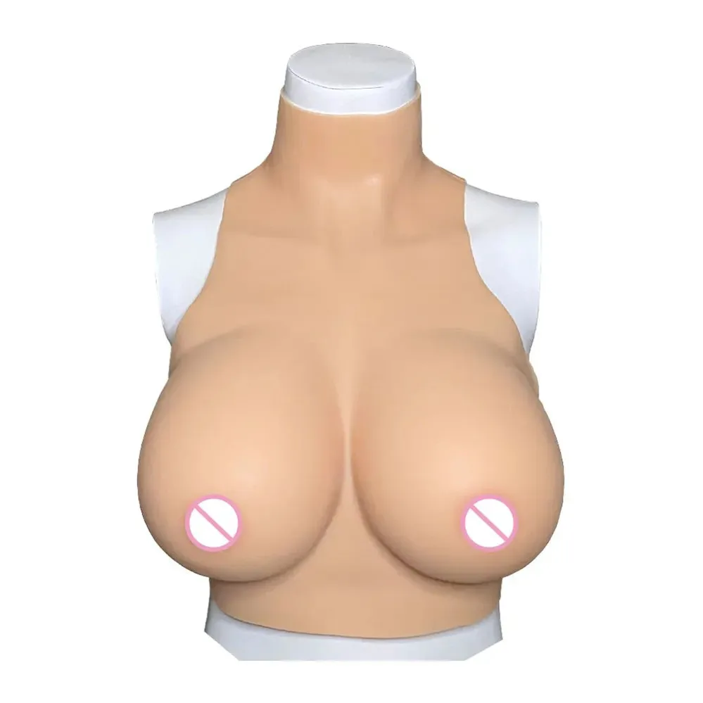 Realistic Silicone Breast Forms Fake Boobs Tits With Nipple Pink Areola For Transgender Cosplay Sissy Crossdresser Drag Queen