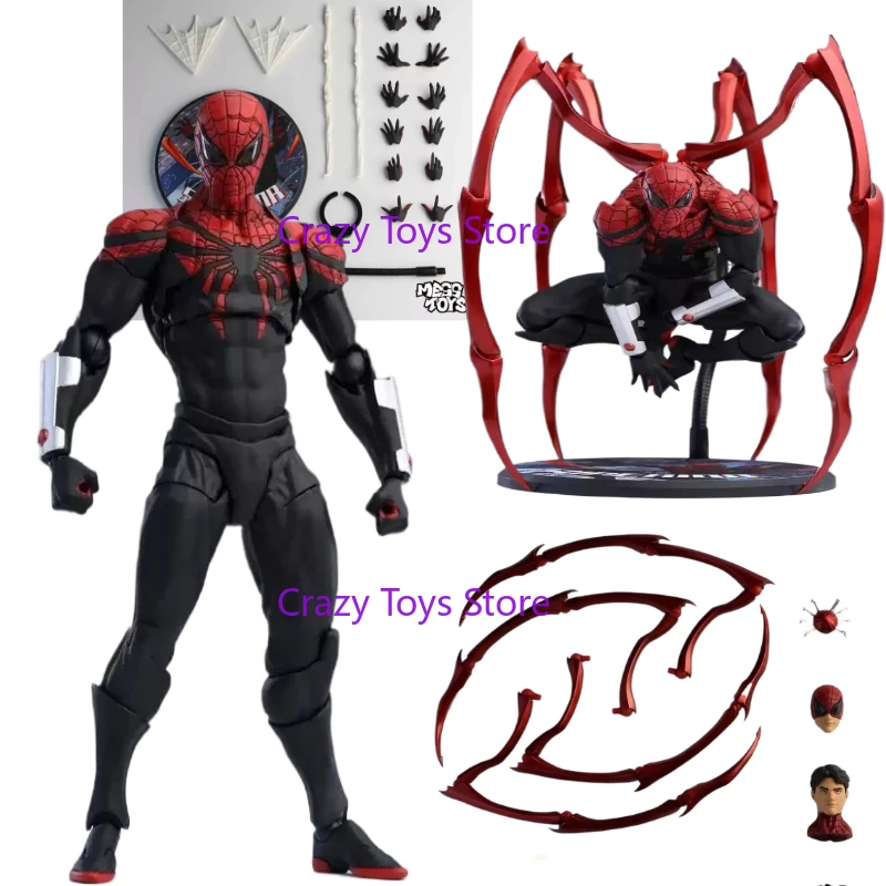 

In Stock CT MESS TOYS Octopus Parker Ultimate Spider-Man Ultimate Neighbor Articulated Action Figure Model Collection Gift