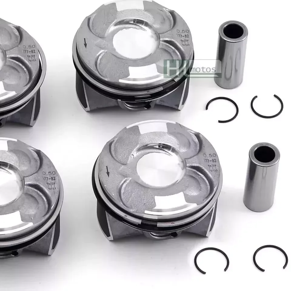 Conjunto de anéis de pistão 4x de alta qualidade OS 0.5 para BMW Mini 118i Cooper S F20 F30 R56 1.6T N13 N18