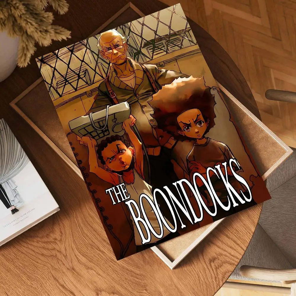 comedic elements B-Boondocks Animation DIY Sticky Poster Fancy Wall Sticker for Living Room Bar Decoration Wall Decor