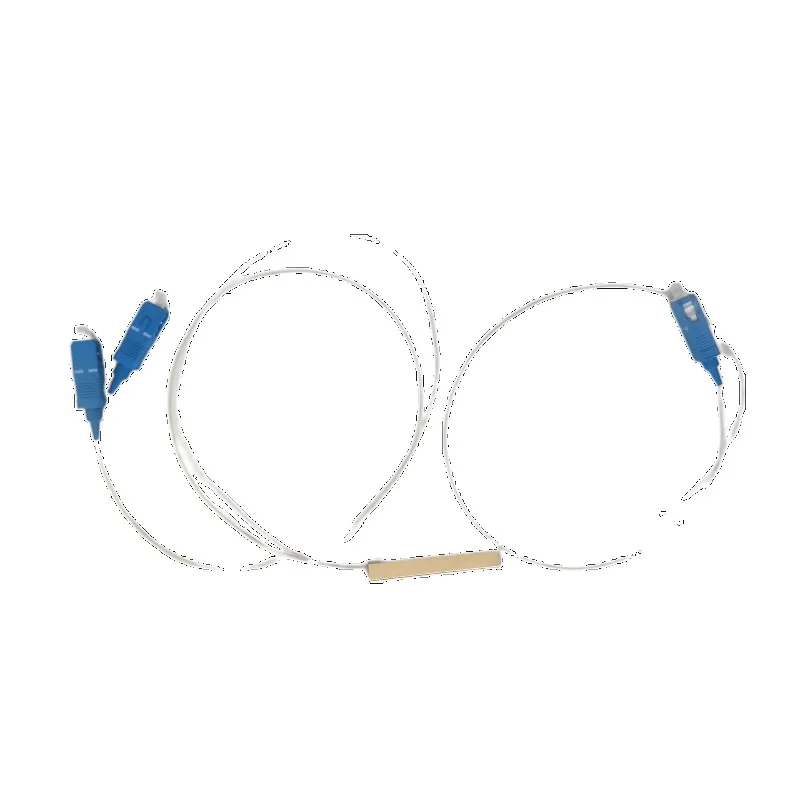 Optical Fiber Communication Grade Splitter SC LC Connector Polished Pigtail Model FTTH Network 3G 4g Steel Pipe Optical Splitter