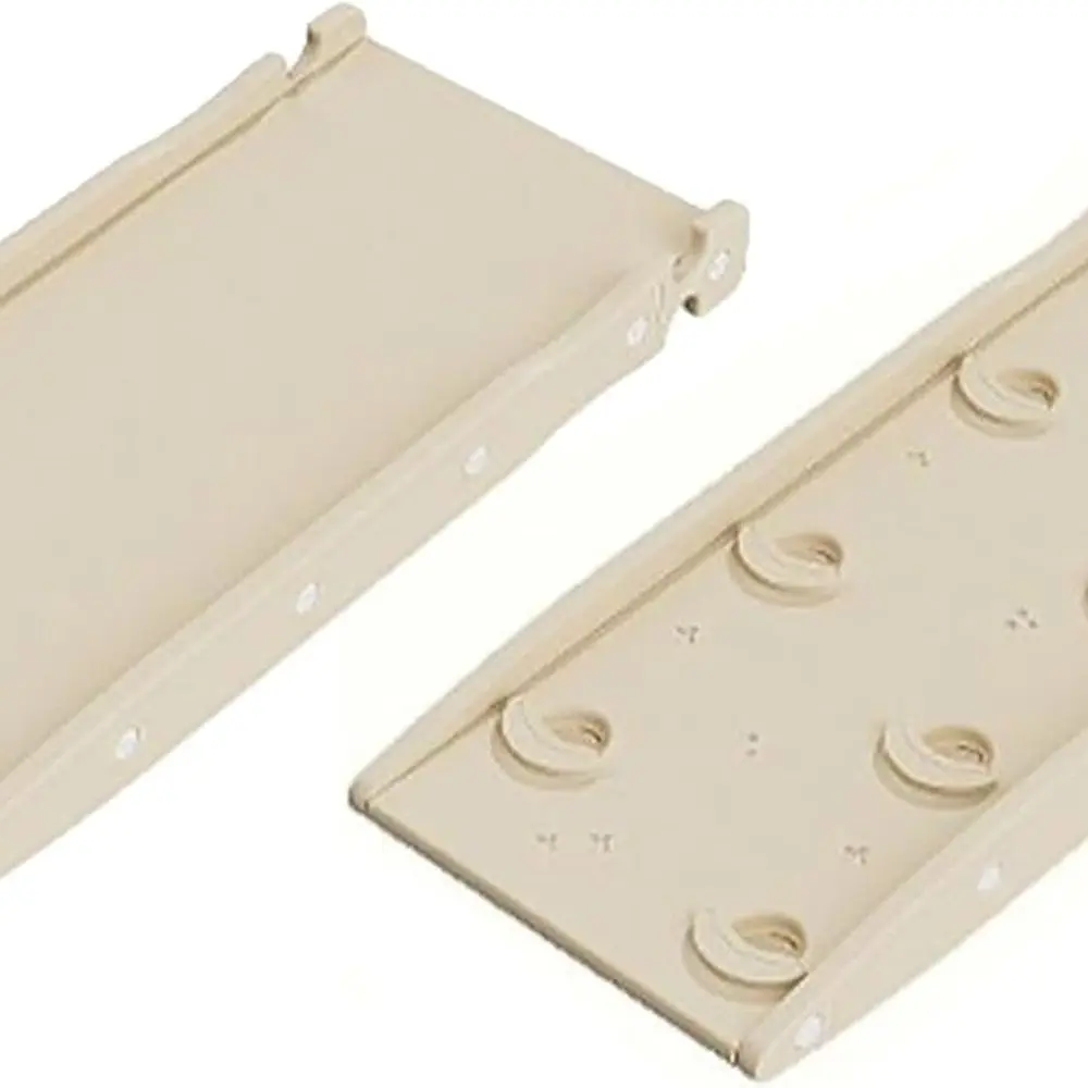 

Slide Compatible Toddler Climbing Toys,Plastic Kids Pikler Triangle Set,Multifunction Foldable Indoor Kids Gym(Gray)