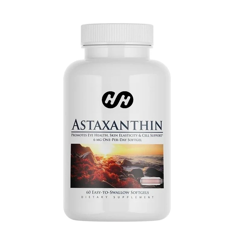 

Астаксантин - 6 мг сильный антиоксидант — подходит для мужчин и женщин, 60 капсул