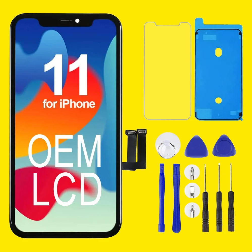 100% Test OLED For Iphone 11 11pro 11proamx LCD Screen Replacement Wholesale Display Touch With 3D Touch Screen No Dead Pixel ss 905a 7 0 for iphone 6 13 and sam series power boot control line cable power test boot cable added battery boot function