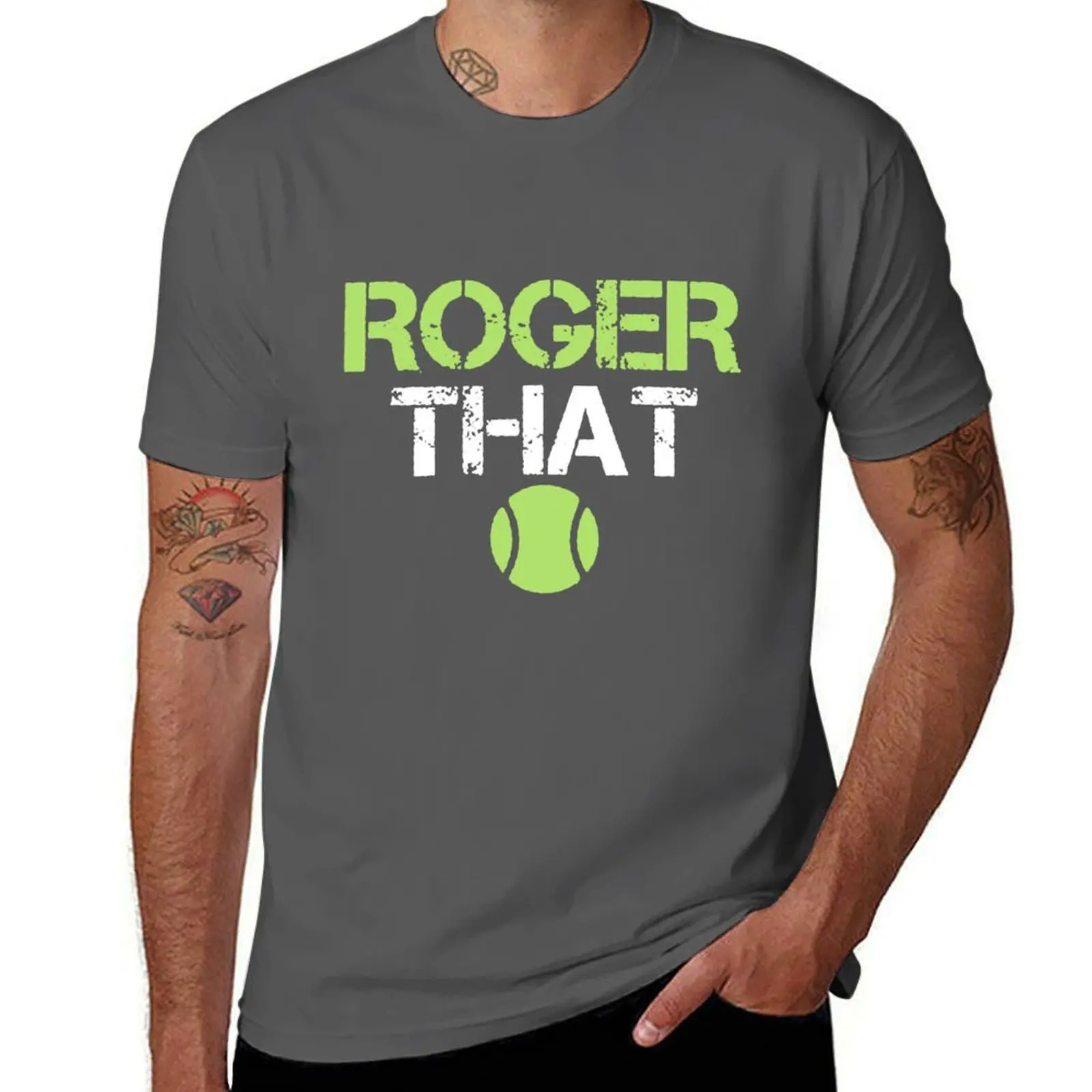 

Roger That Tennis T-Shirt t shirts for man slim fit man t shirt luxury g man t shirts for men T-Shirt