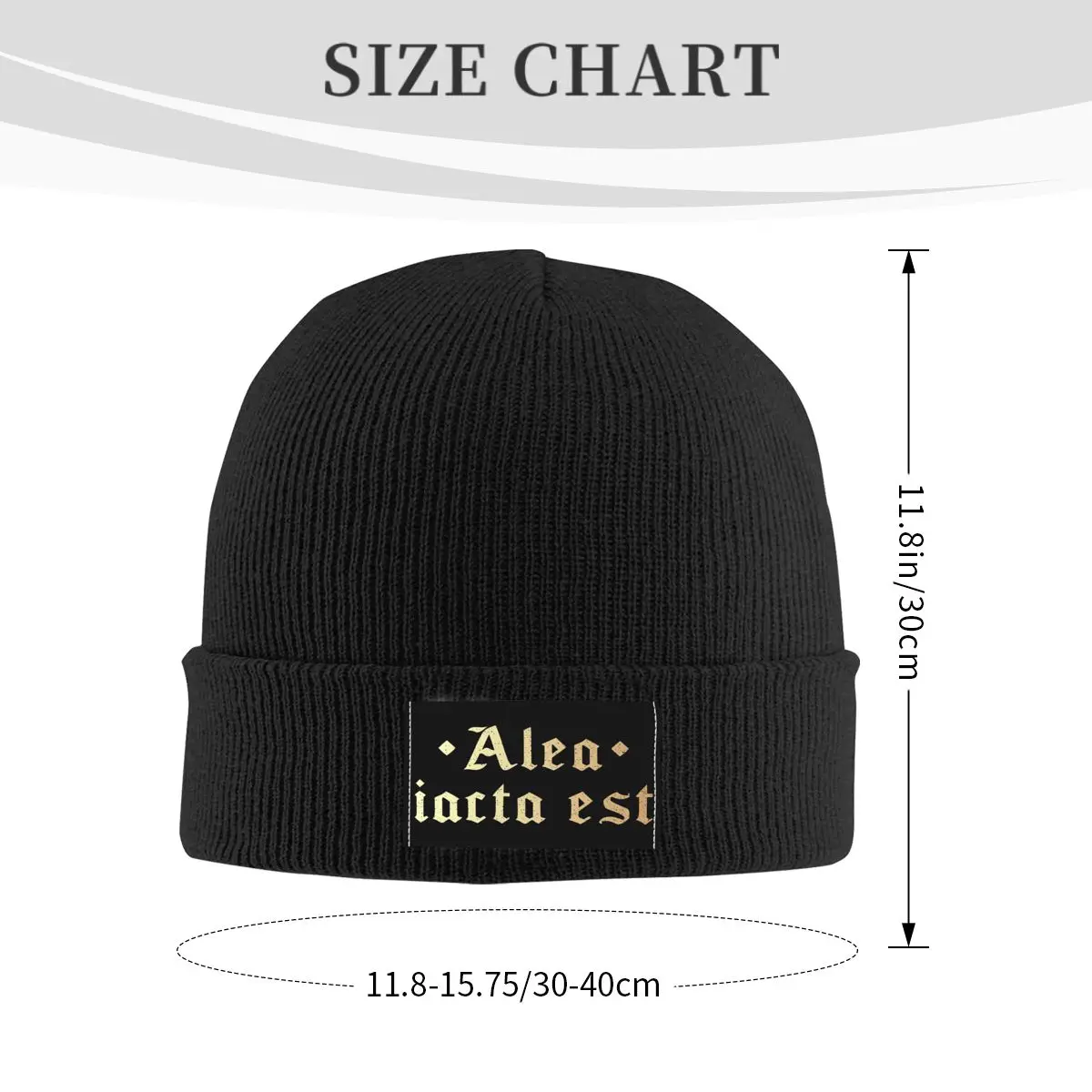 Ancient roma-alea Iacta Est, gorro de punto, gorro de punto, gorro Hipster Unisex