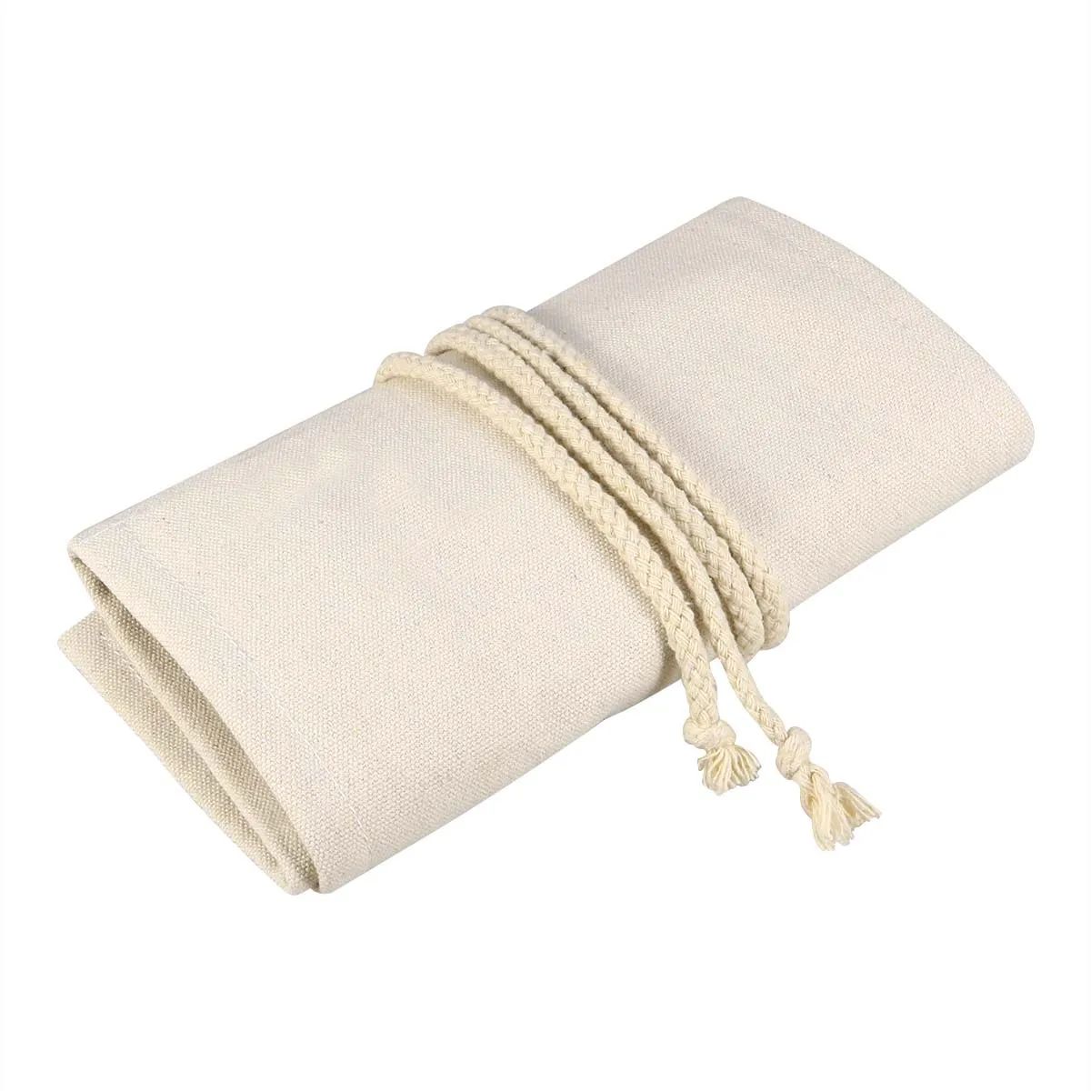 قماش قلم رصاص نشمر المنظم الإبداعية قلم رصاص التفاف المحمولة كيس التخزين للفنانين الطلاب الرسام صندوق أدوات مكتب أقلام رصاص