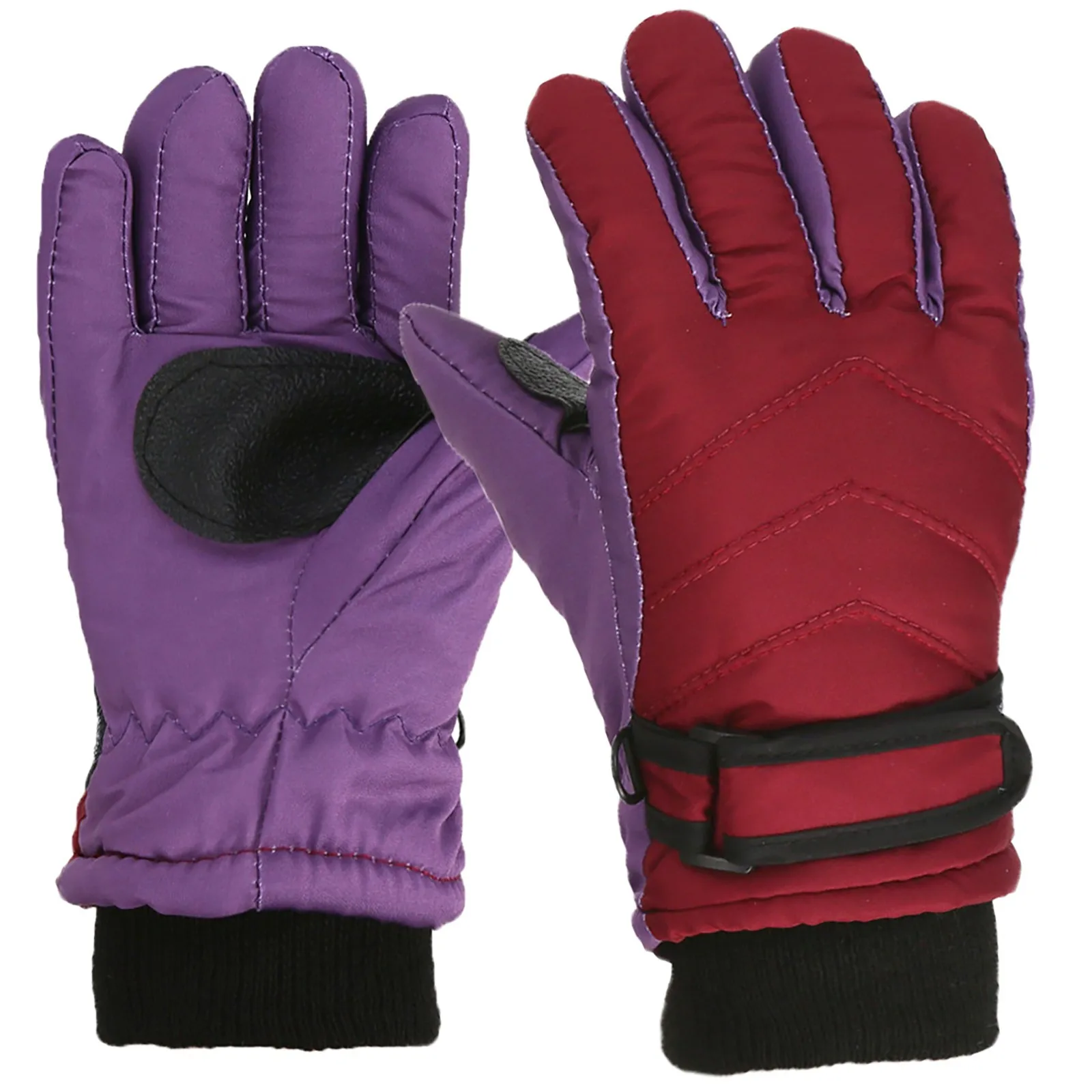 Upgraded Outdoor Children's Ski Gloves Cycling Gloves Winter Mountaineering Warm Gloves Waterproof Ski Gloves