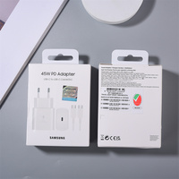 EP-TA845 Original Samsung 45W PD Super Fast Charger EU Power Adapter 5A Dual Type-C Cable For Galaxy S24 S23 S22 Plus Z Fold 4 3