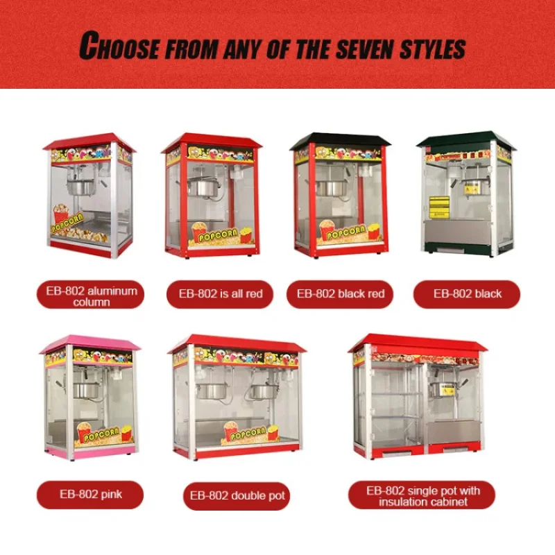 Auto Stirring Snack Corn Processing Unit, Commercial Industrial Popcorn Popping Station For Cinema Snack Production