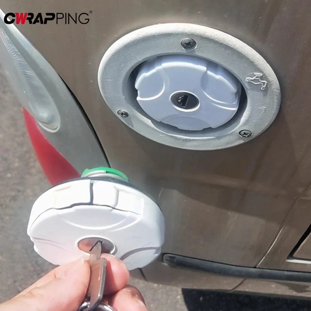 

RV Accessories Inlet Filter Lockable Gravity Fresh Water Fill Hatch For RV Boat Camper Trailer White for RV Caravan Accessories