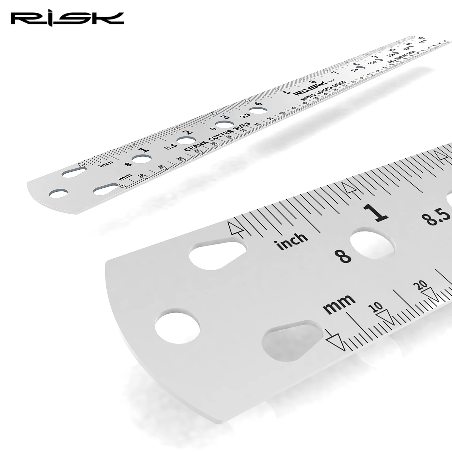 Bicycle Bike Spoke Ruler Crank Cotter /Ball Bearing Gauge/Metric and Fractional ,Bicyle Repair Tool