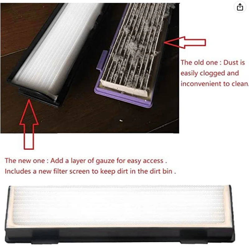 Neato Botvac,掃除機アクセサリー,交換部品,d7,d5,d70,d75と互換性のあるHEPAフィルター