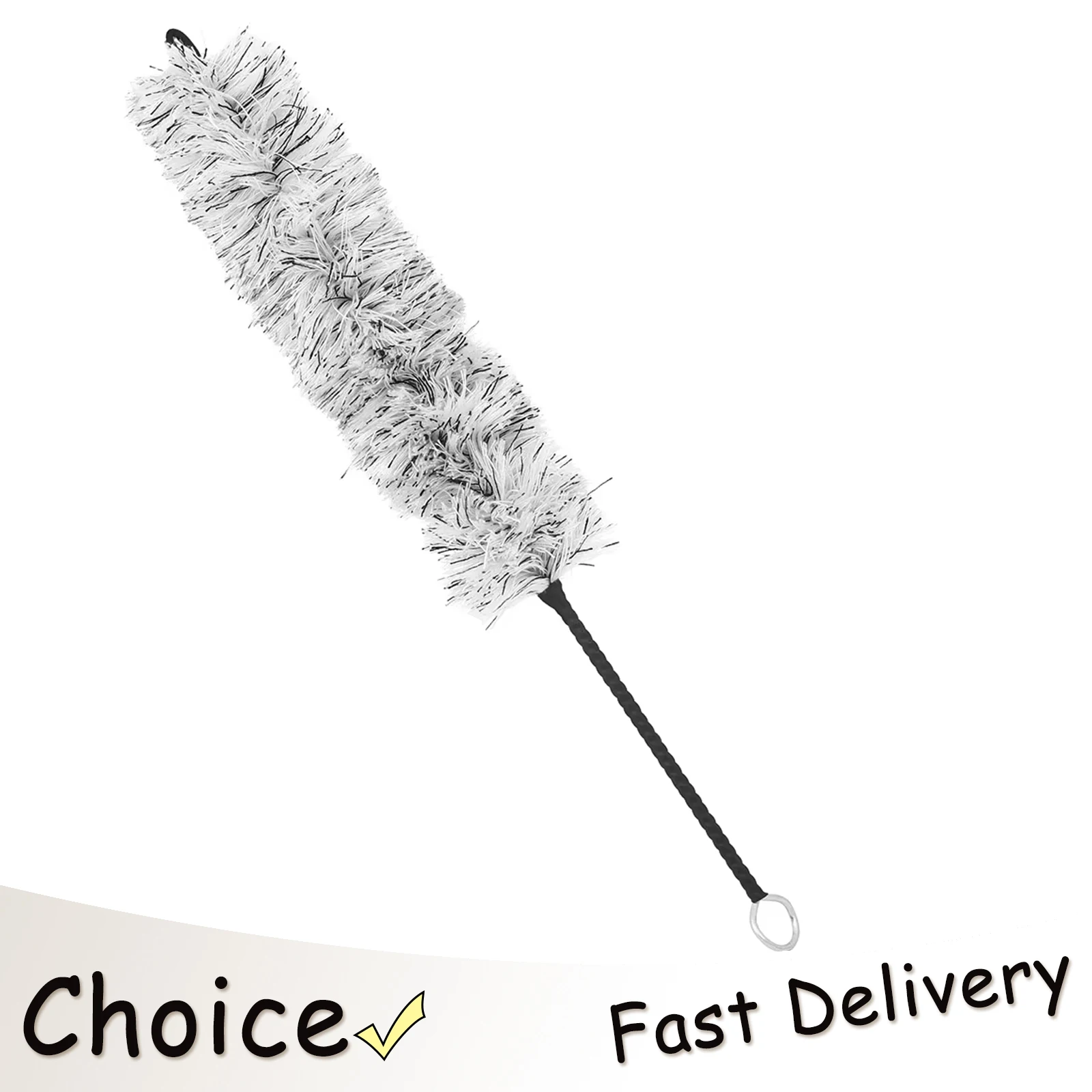 IRIN Clarinet Cleaning Brush with Black White Cotton Thread Inner Wall Wiping Brush Black Pipe Instruments Clean Brush Parts