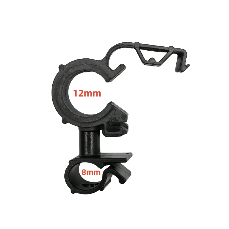 

2 Hole Hose Bracket 8mm 12mm Nylon Pipe Clip Car Oil Pipe Clamp Car Pipe Clip