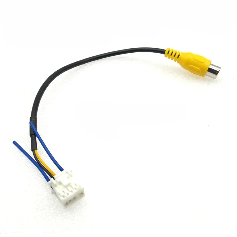 10-Pin Rear View Reversing Camera Cable Adapter For Car Stereo Radio DVD RCA Cable Connector For RCA Reversing Mirror Connector