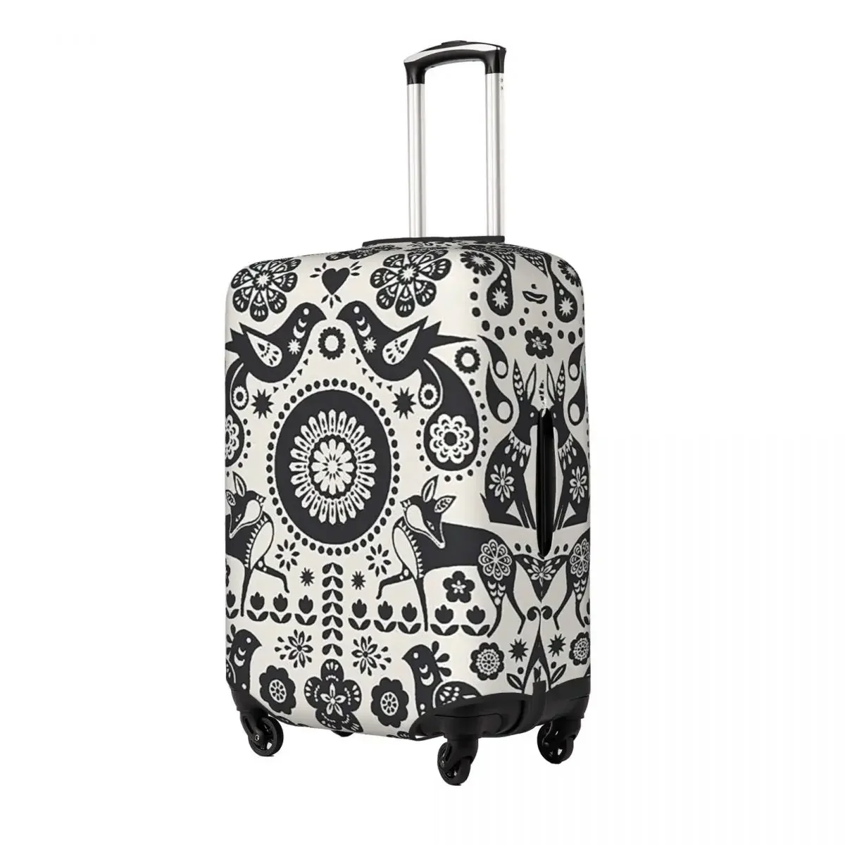 ORIENTAL RUG Print Luggage Protective Dust Covers Elastic Waterproof 18-32inch Suitcase Cover Travel Accessories