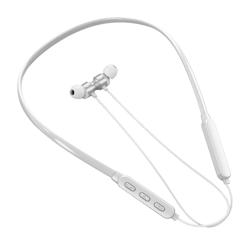 

1Pcs Wireless Sports Neck Hanging Earphone Sweatproof Noise Reduction 5.1 Headset in-Ear for Gym Running Outdoor