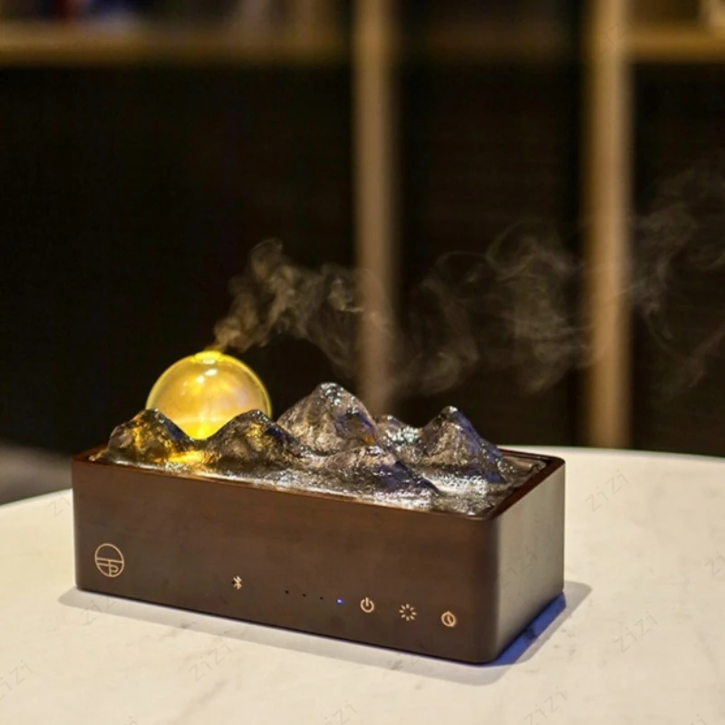 

Новый аромадиффузор в китайском стиле с Bluetooth-колонкой, холодным распылением эфирных масел, функцией синхронизации с музыкой и подсветкой для улучшения сна