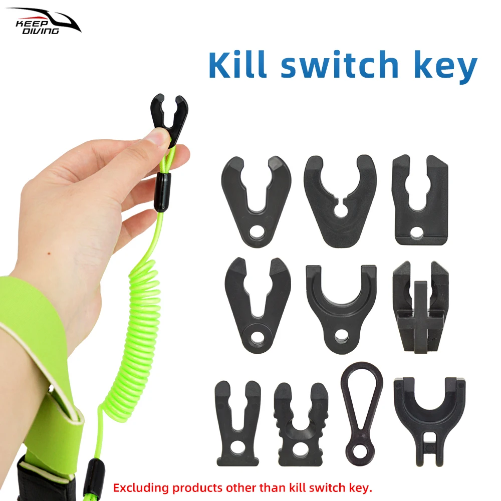 

1 шт. ключ аварийного выключателя с брелоком для подвесного аварийного выключателя Yamaha Tohatsu Suzuki Mercury аварийная остановка
