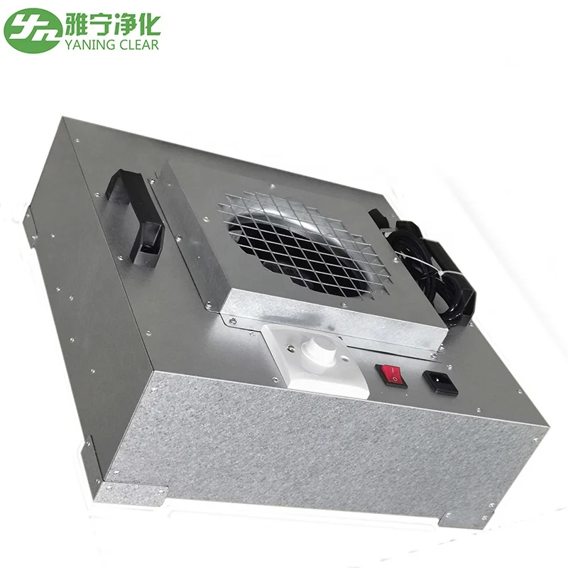 YANING Laminar Air Flow Clean Room Ceiling Fan Filter Unit HEPA FFU for ISO 6 Mushroom Cultivation OT Pharmaceutical Laboratory