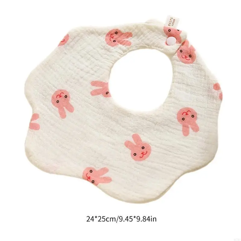 97BE Toalla saliva para bebé suave y absorbente, Baberos suaves y cómodos para niño y niña