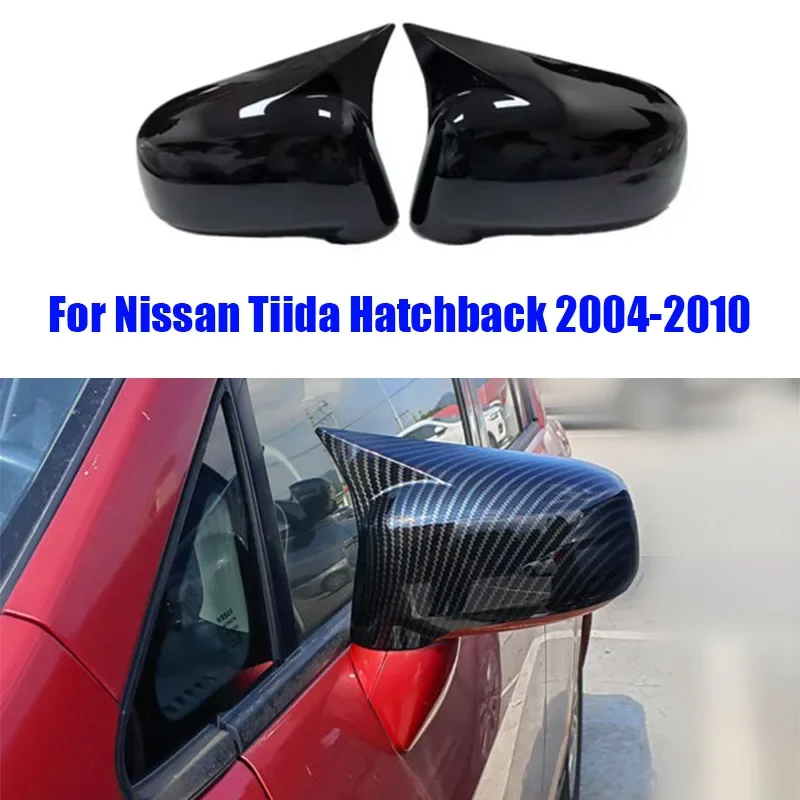 

For Nissan Tiida Hatchback 2004 2005 2006 2007 2009 2010 ABS Material Reverse Mirror Protective Cover Exterior Modification Part
