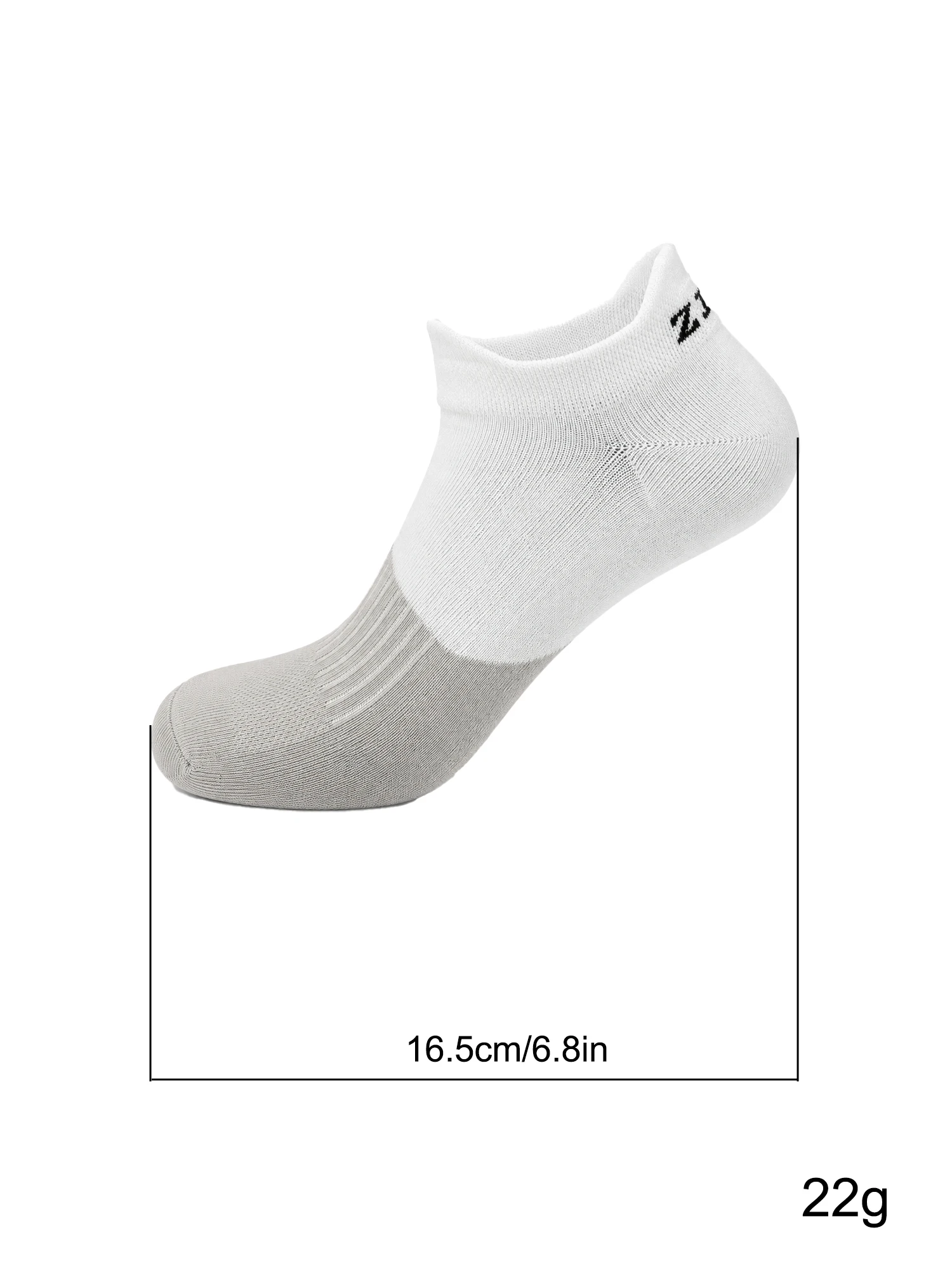 1/4/6Pairs Men's Color Block Ankle Socks Breathable Combe Cotton Cushioned Low Cut Sports Running Non Slip Moisture Wicking Gift view 6