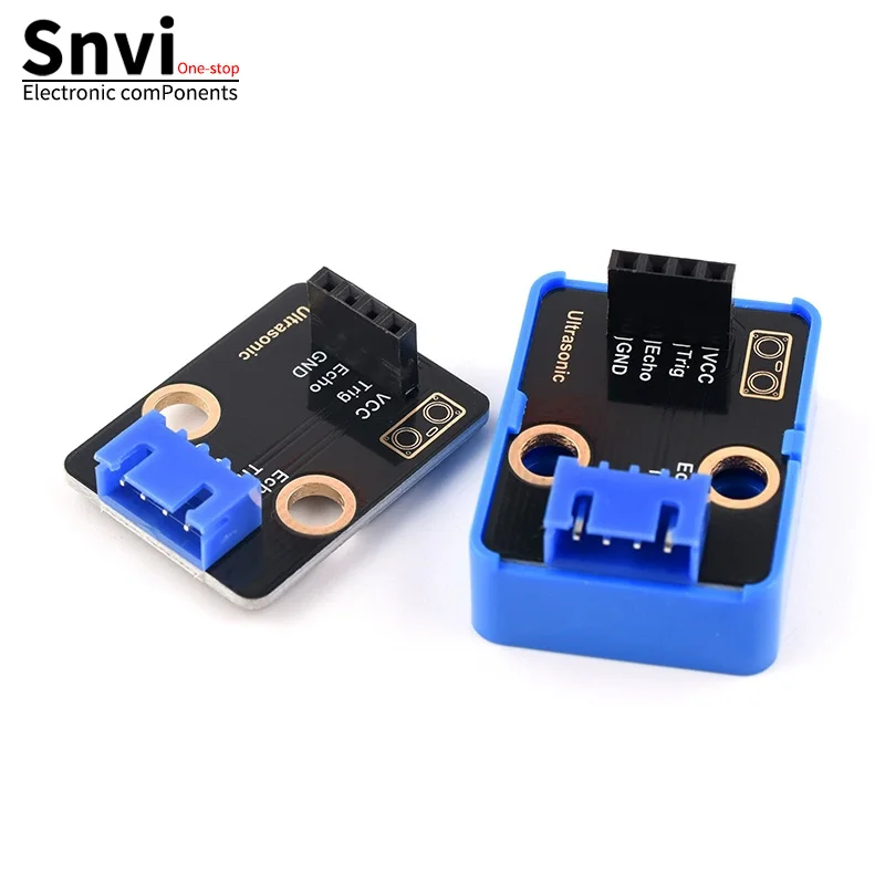 Picture 5: Ultrasonic adapter board module HC-SR04 ranging obstacle avoidance sensor smart car compatible with Arduino building blocks