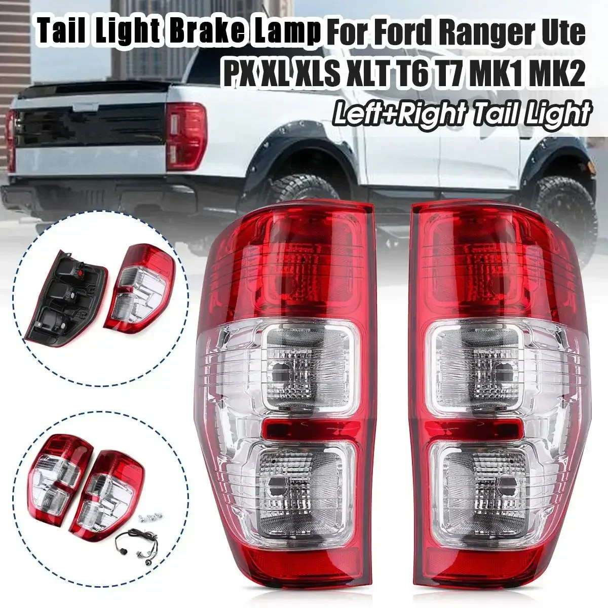 Rear Stop Brake Tail Light Lamp for Ford Ranger Thunder Pickup PX XL XLS XLT 2011 2012 2013 2014 2017