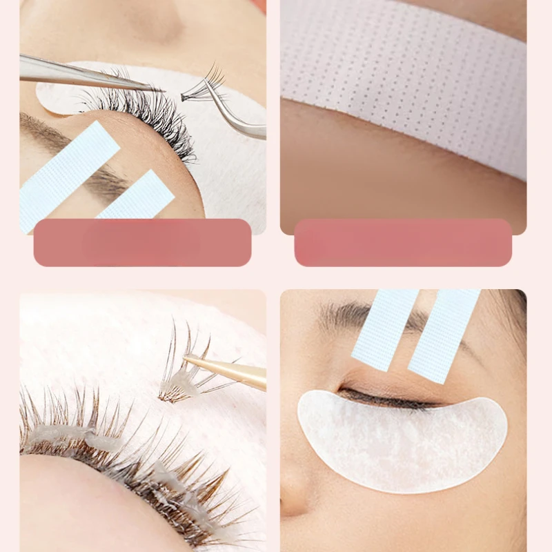 5 Rollen Wimpern-Verlängerungsband, PE-Klebeband, Werkzeuge unter den Augen, Pads für Mikroporen-Wimpern, Pfropfzubehör, Wimpernlifting-Bänder