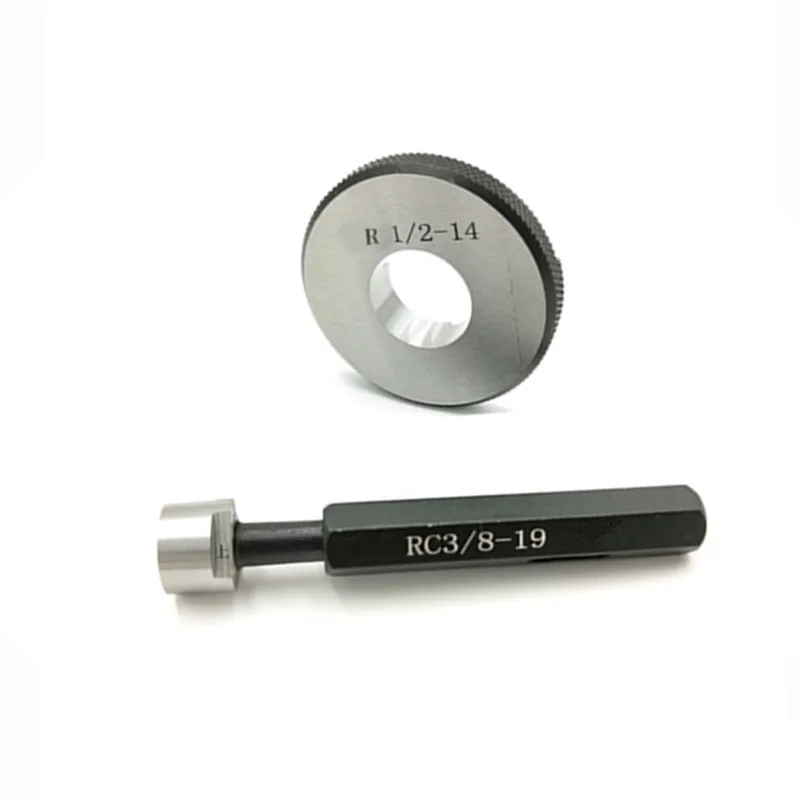 RC smooth plug gauge NPT1/4 smooth plug gauge tool R3/8 small diameter light gauge NPT1/2 RC3/4 bottom hole gage go nogo