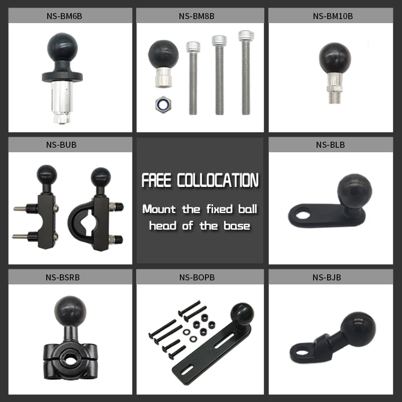 Charging Usb Motorcycle Phone Charger with Mounting Bracket Mirror Dirtbike Handlebar Grip Bike Mobile Stand Phone Holder