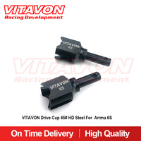 VITAVON Drive Cup 45# HD Steel For Arrma 6S Mojave Typhon Kraton Infraction BLX