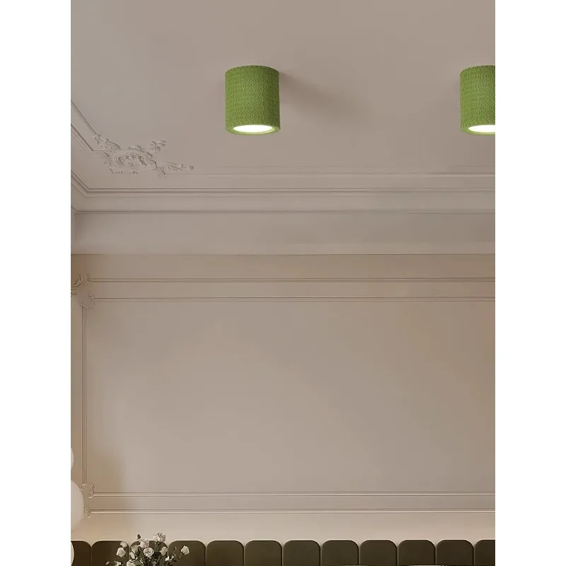 French simple surface downlight balcony corridor aisle cloakroom light Nordic original non-opening living room bedroom light