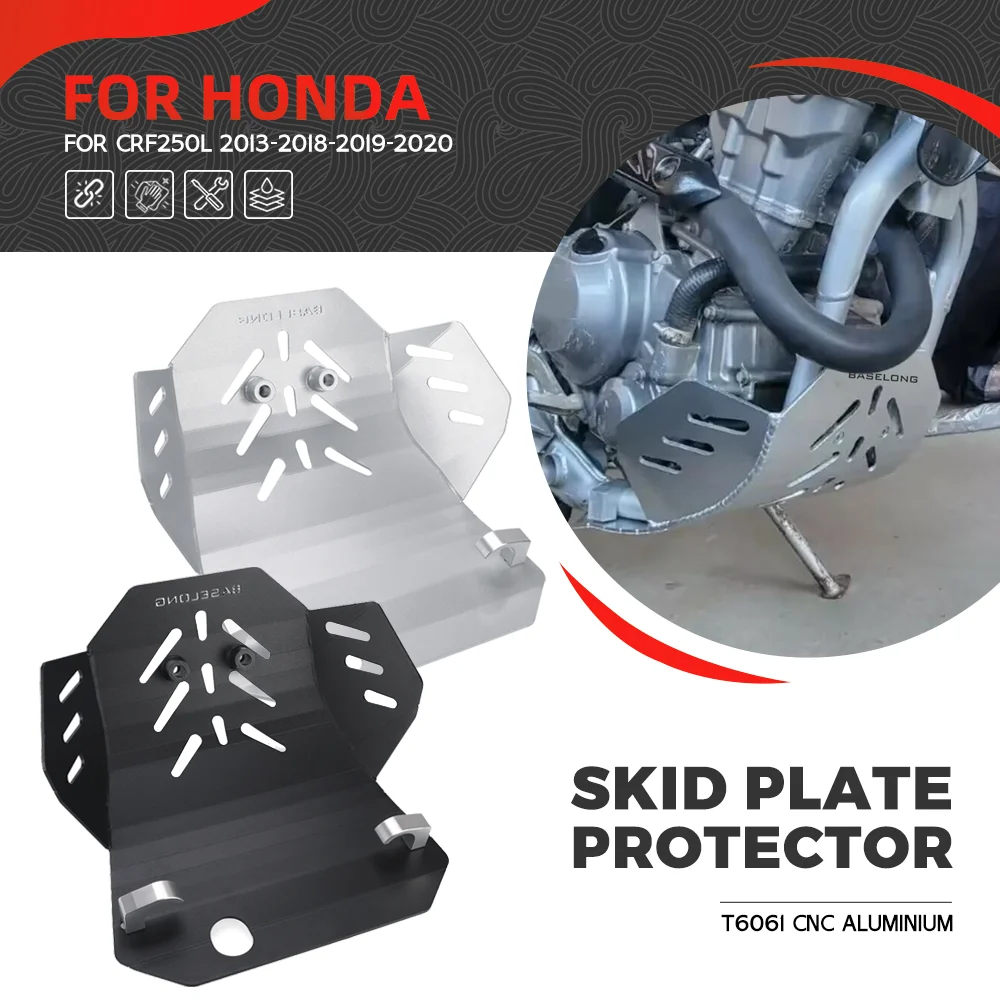 CRF 250L Lower Engine Base Chassis Guard Skid Plate Belly Pan Protector FOR HONDA CRF250L 20132014 2015 2016 2017 2018 2019 2020