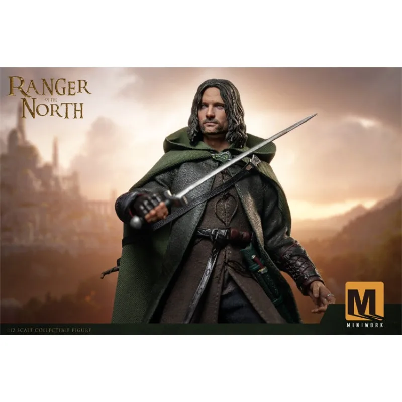 

Bandai 1/12 Scale Northern Ranger Collectible Figure Highly Articulated with Sword Bow Detailed Clothing and Accessories